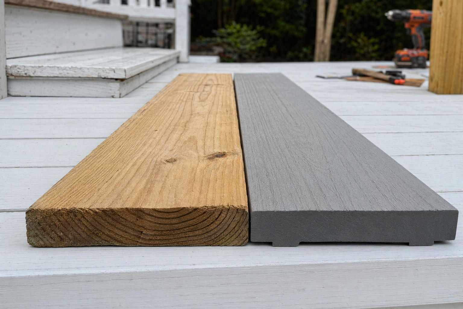 Illustration for: Decking materials compared