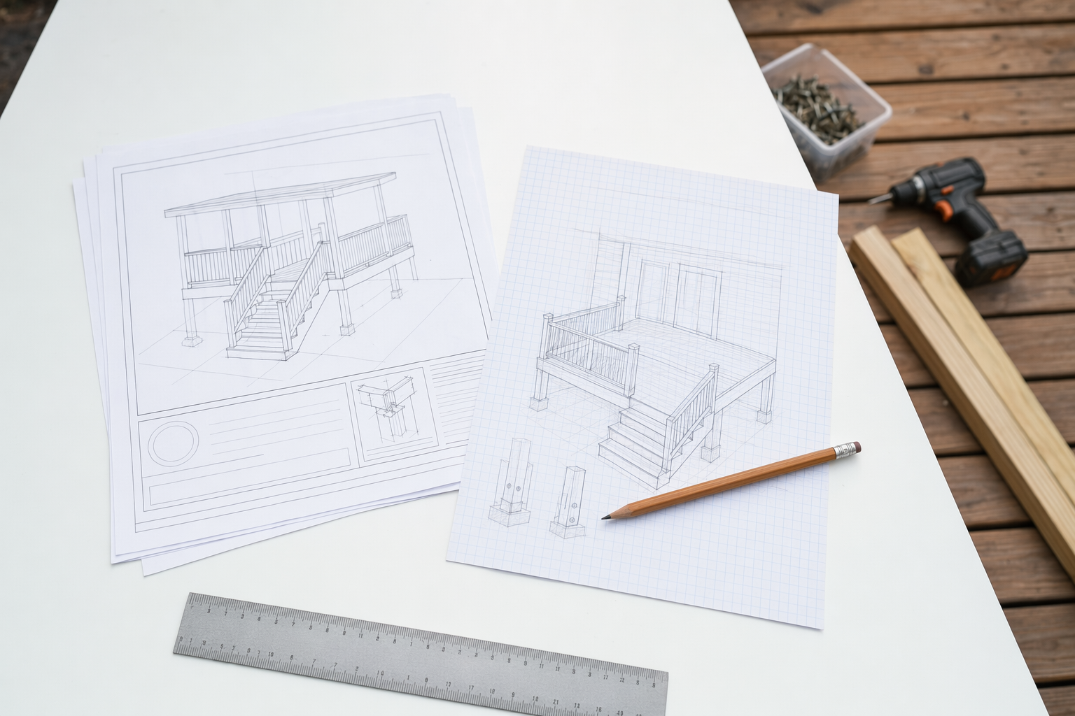 Illustration for: Deck permits & inspections explained