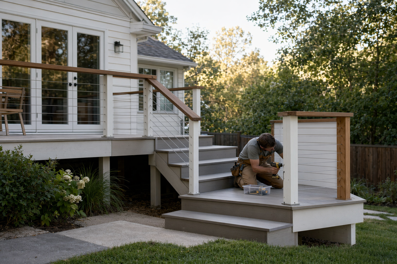 Illustration for: Multi-level & raised decks