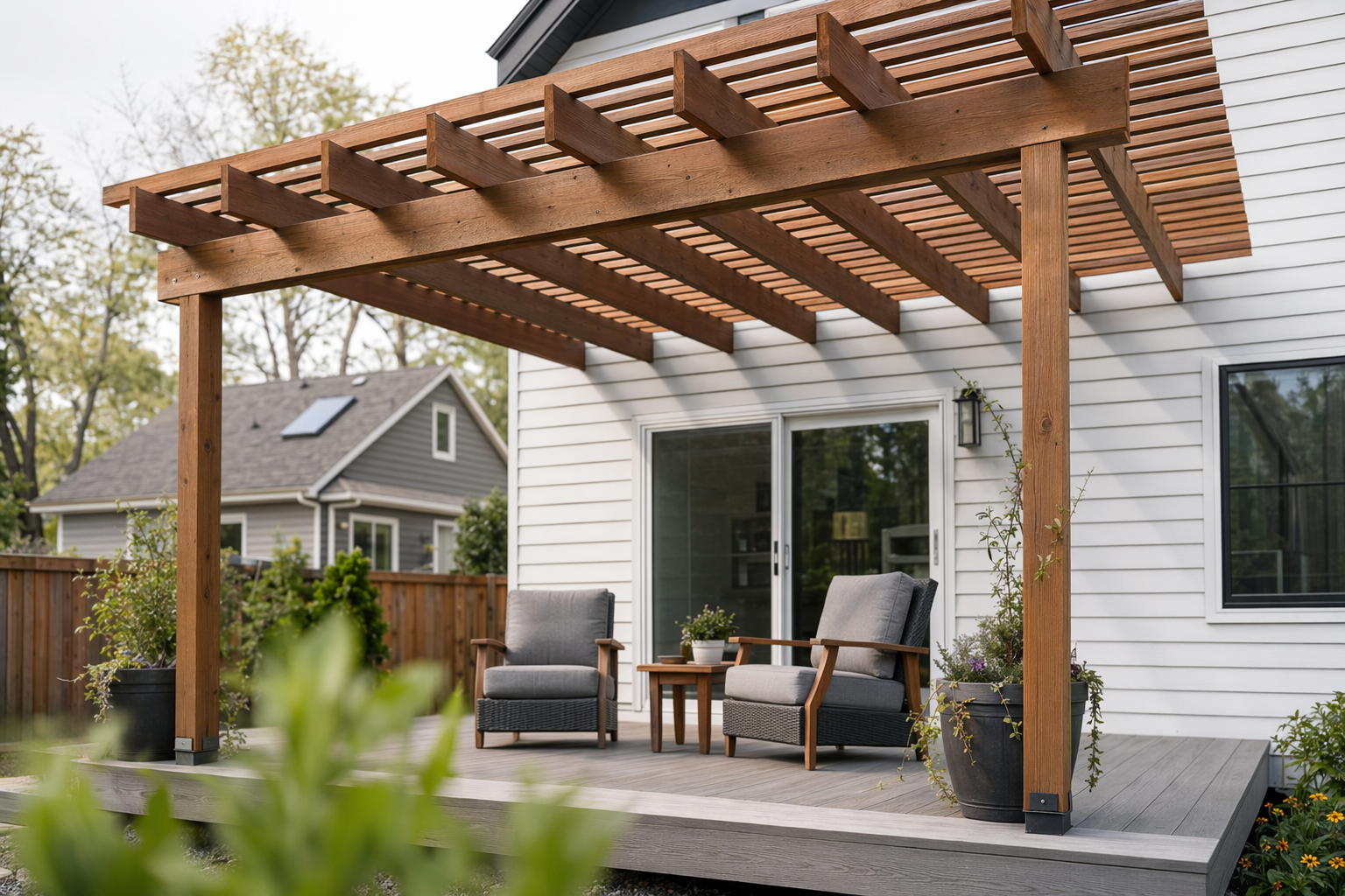 Illustration for: Pergolas & patio covers