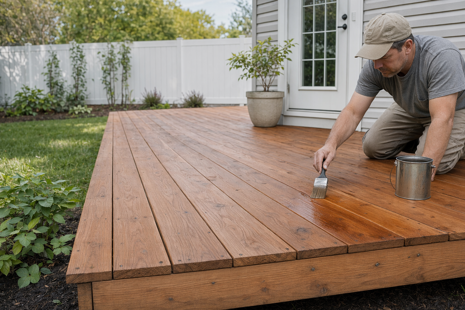 Illustration for: Wood decks (pressure-treated & cedar)